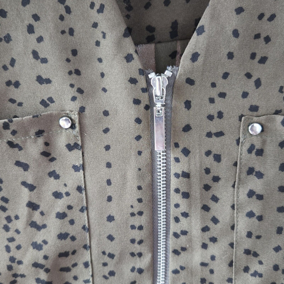 APT. 9 Women's Green Short Sleeve Blouse Top Size Extra Small (XS) - Picture 7 of 8